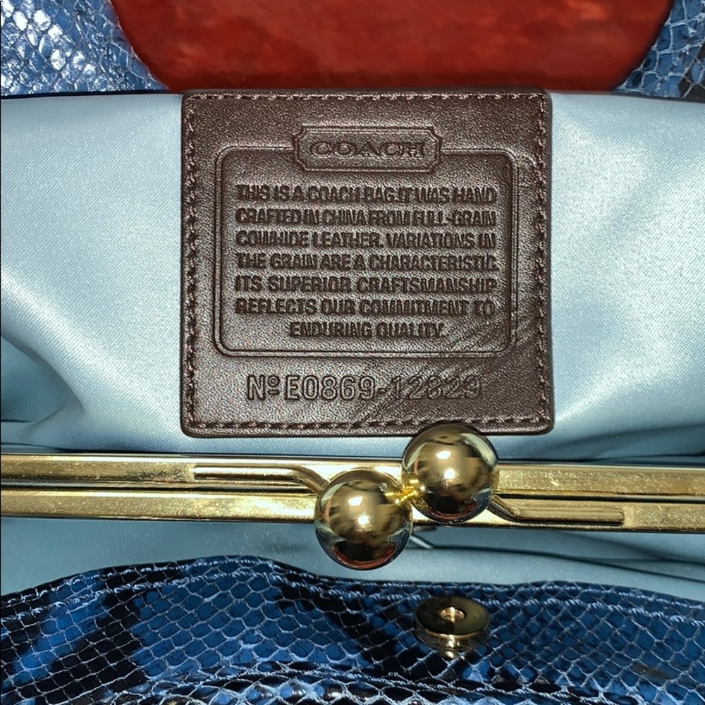 Coach Snake Skinned Purse - Picture 3 of 5
